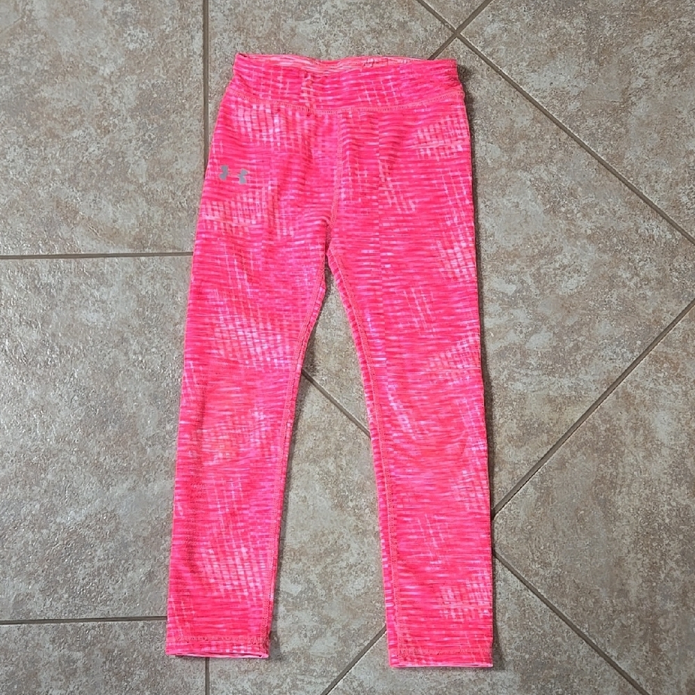 Under Armour Pink Leggings for Active Wear
